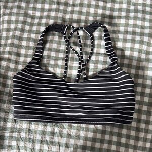 Lululemon Striped Sports Bra